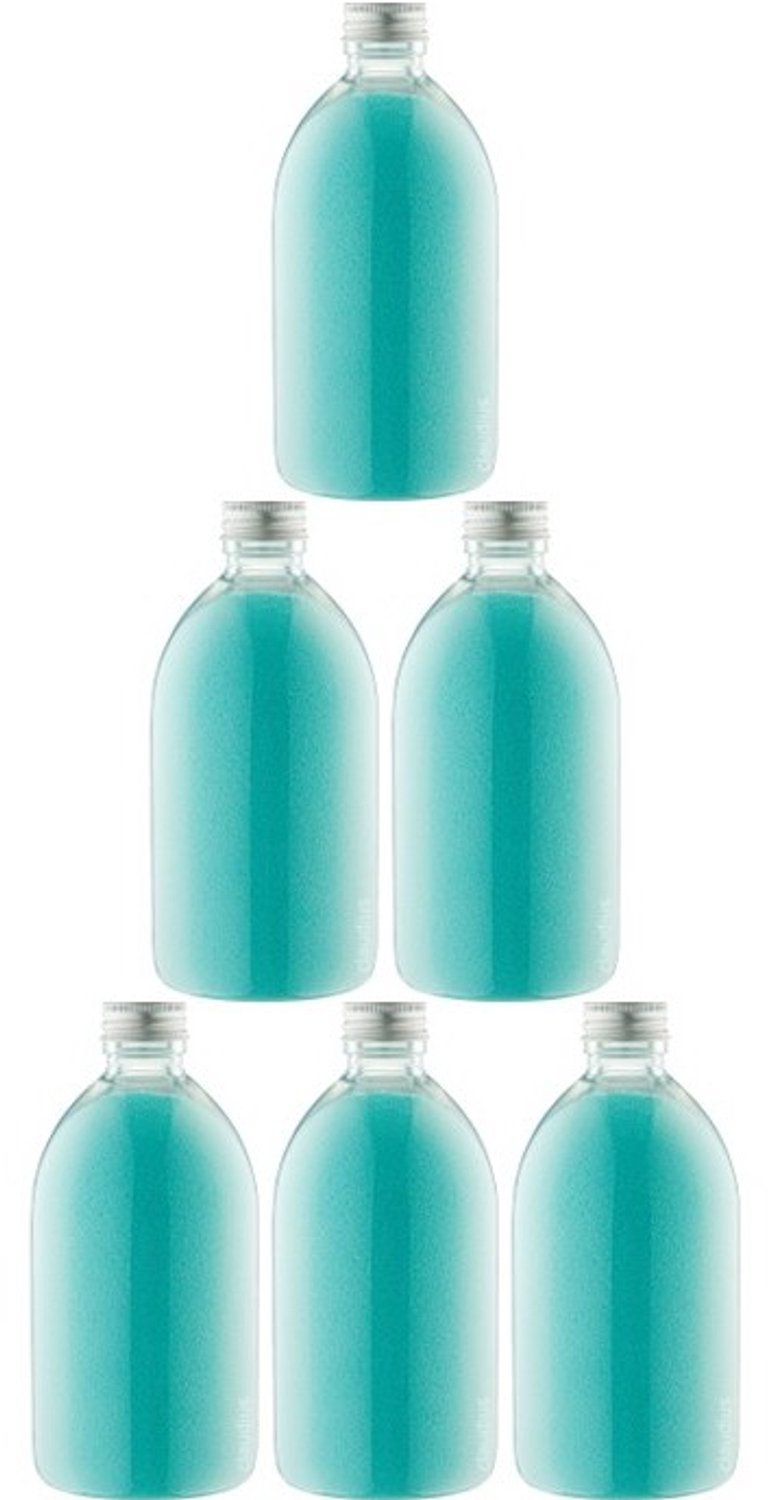 Claudius Scrubzout Hamam 650 gram - Fles met aluminium dop- set van 6 stuks - Hydraterende Lichaamsscrub - Body Scrub