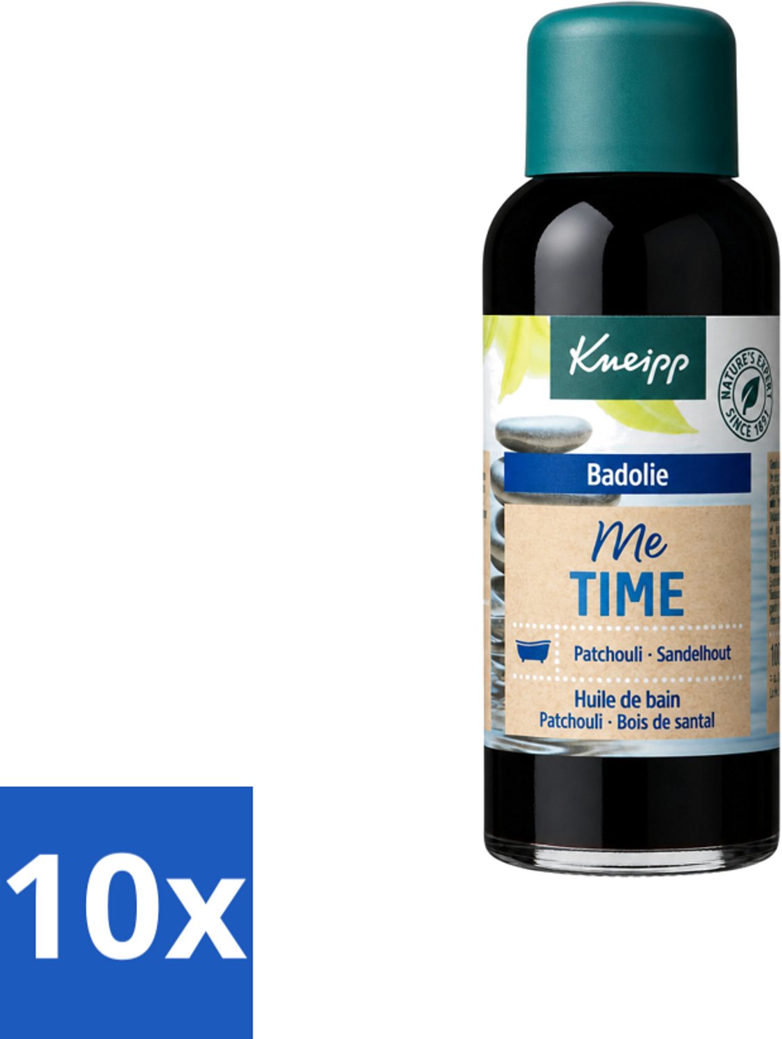 10 x Kneipp - Badolie - Me-Time - Patchouli & Sandelhout - 100 ml - Voordeelverpakking - 10 stuks