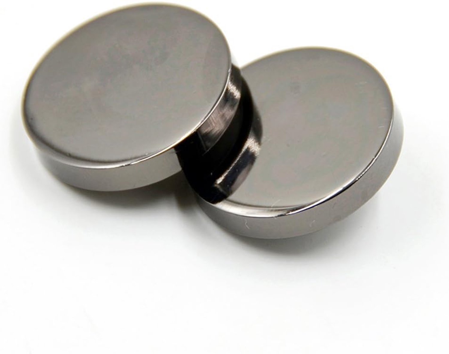 Knopen voor Dames en Heren - Wollen Mantel, Jas, Hemd, Broek - Ronde Gevormde Naaiknop (Zwart, 10 mm)