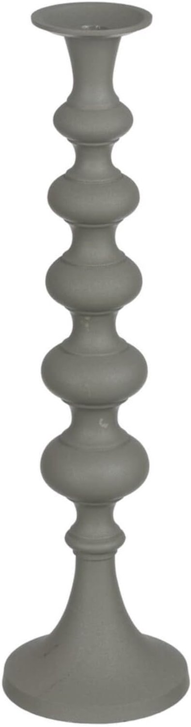 Groene Aluminium Theelichthouder 13x13x47 cm