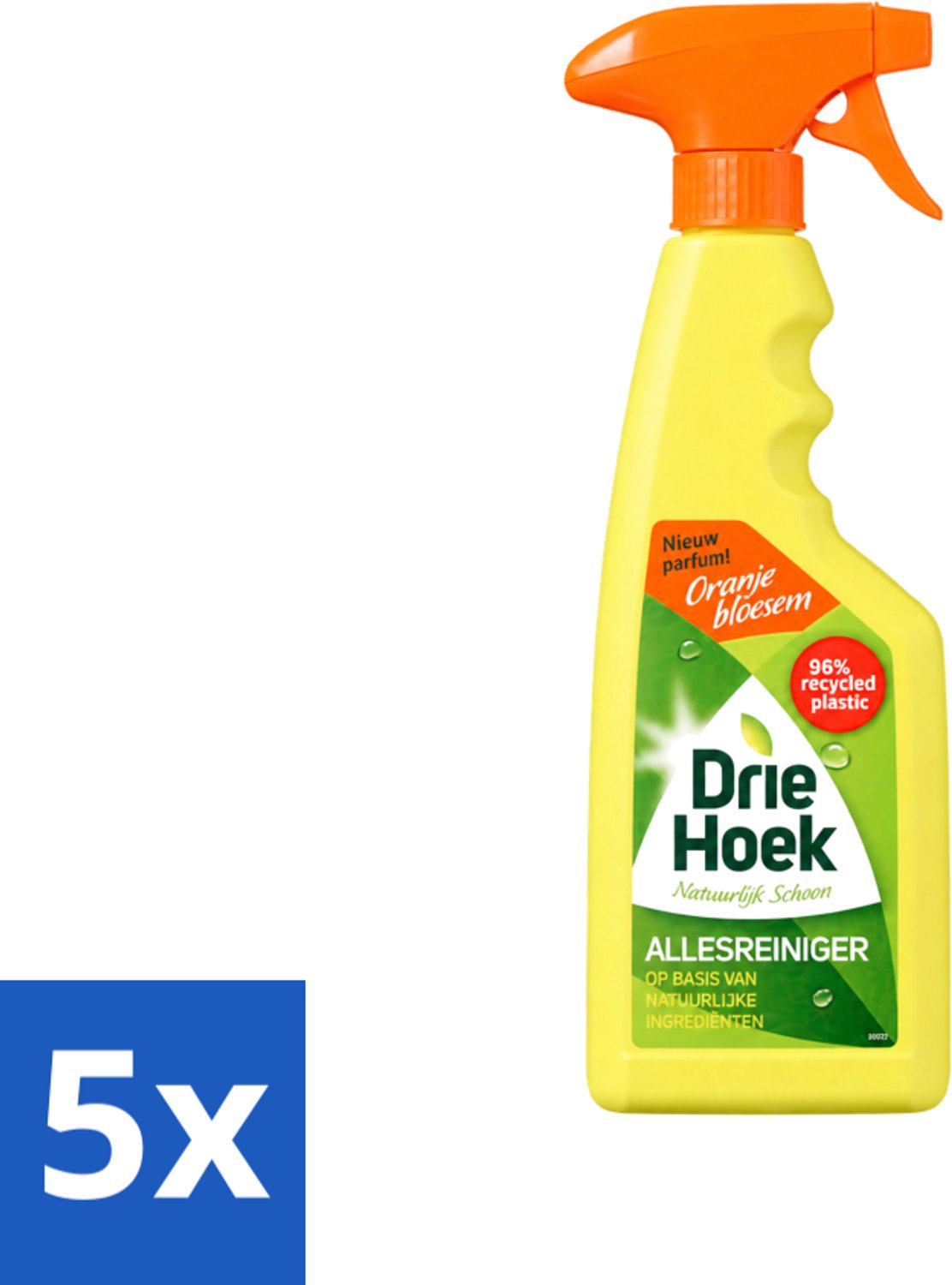 5 x Driehoek – Spray Allesreiniger – Oranjebloesem – 500 ml - Voordeelverpakking - 5 stuks