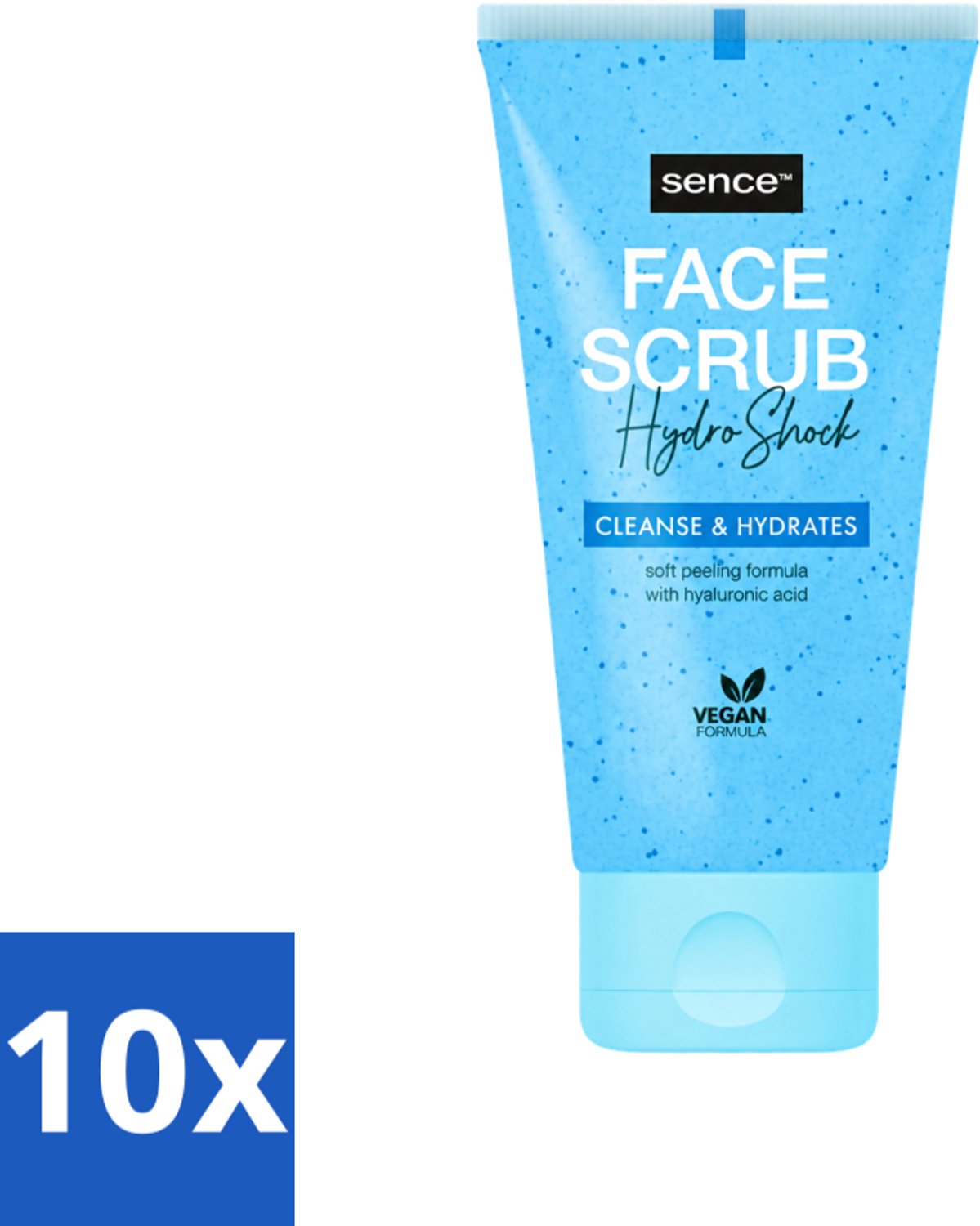 10 x Sence - Alle Huidtypes - Gezichtsscrub - Exfoliërend - 150 ml - Voordeelverpakking - 10 stuks