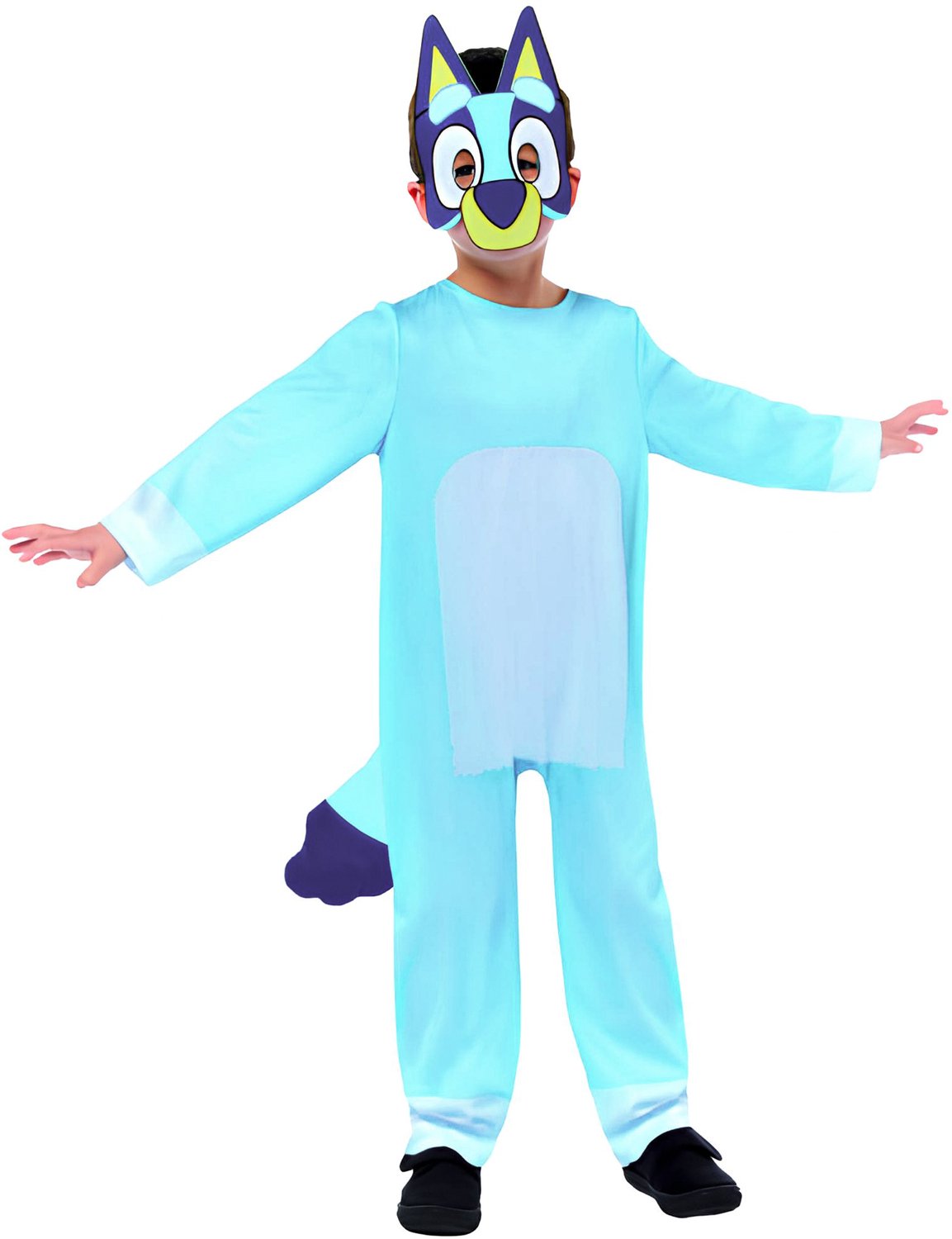 Bluey Jumpsuit + masker 4-6j