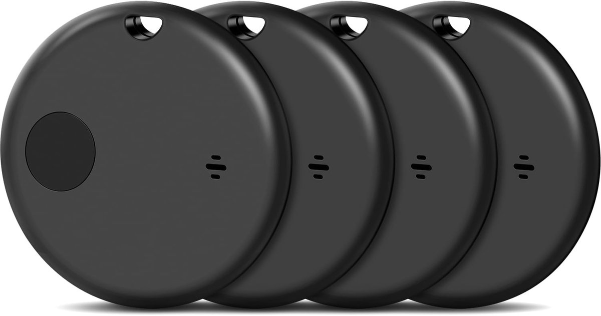 Tracker Tag 4-Pack, Sleutelvinder Compatibel met Waar is? APP