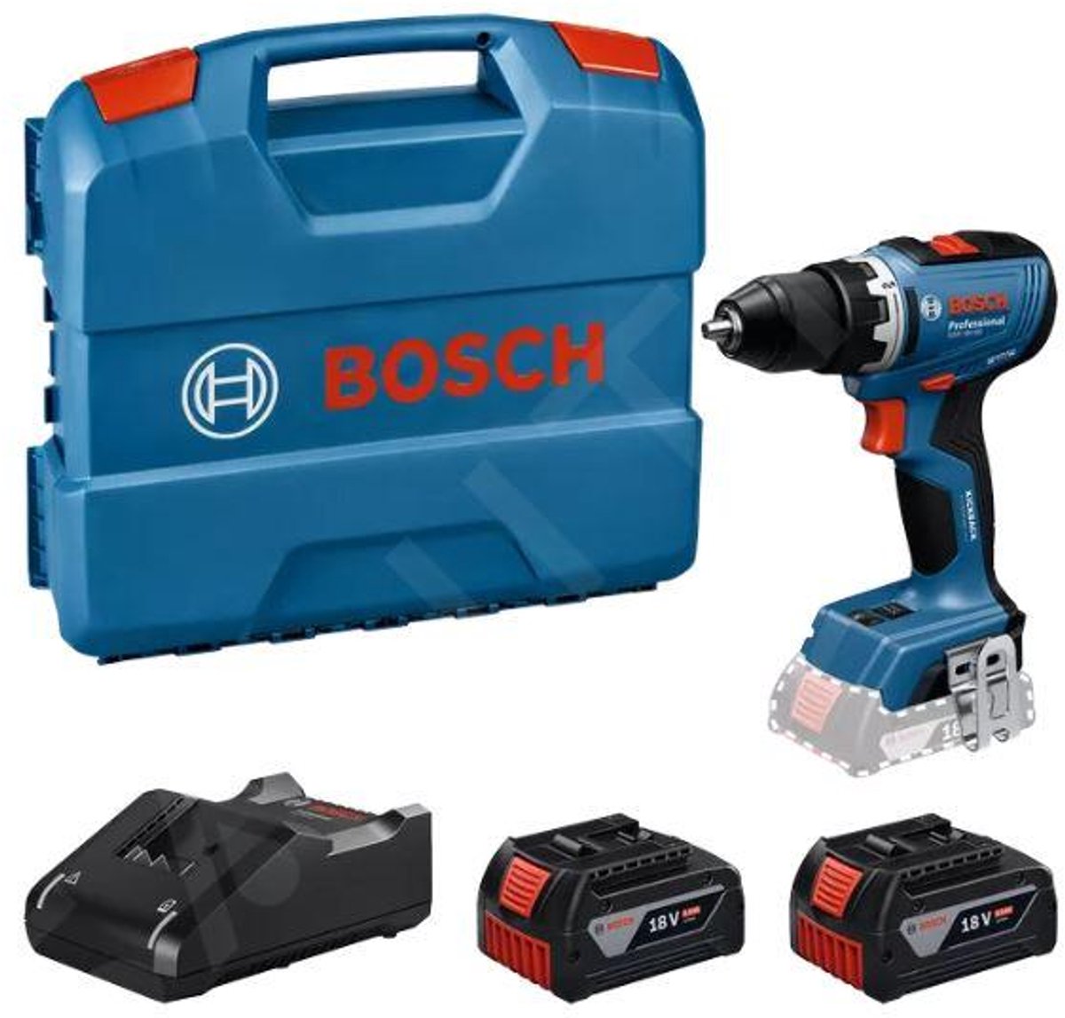 Bosch - 18 V ACCU-boor-/schroefmachine, 2x accu 5,0 Ah GBA, lader 06019N3232