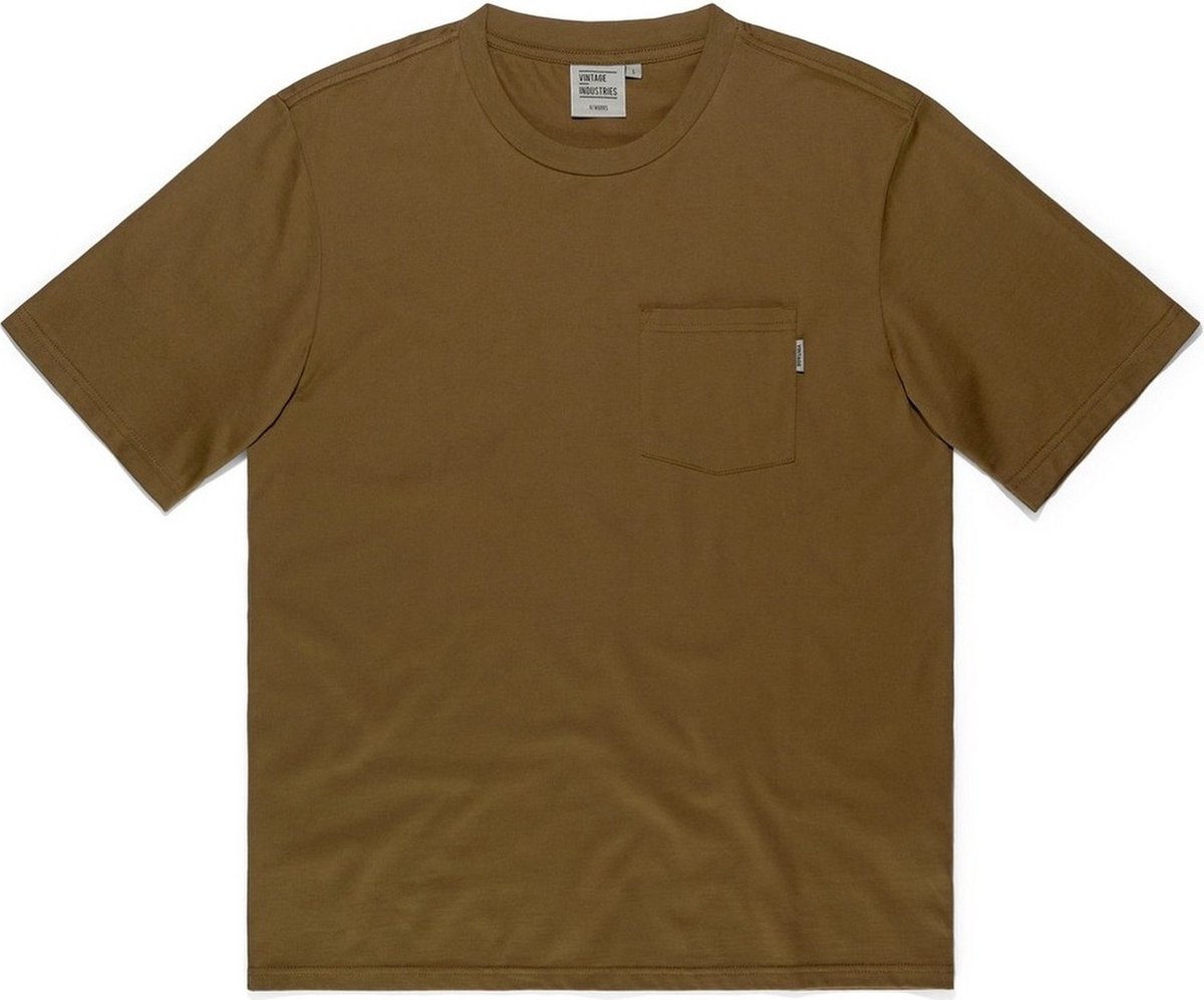 Vintage Industries Pocket T-shirt Duck Blauw