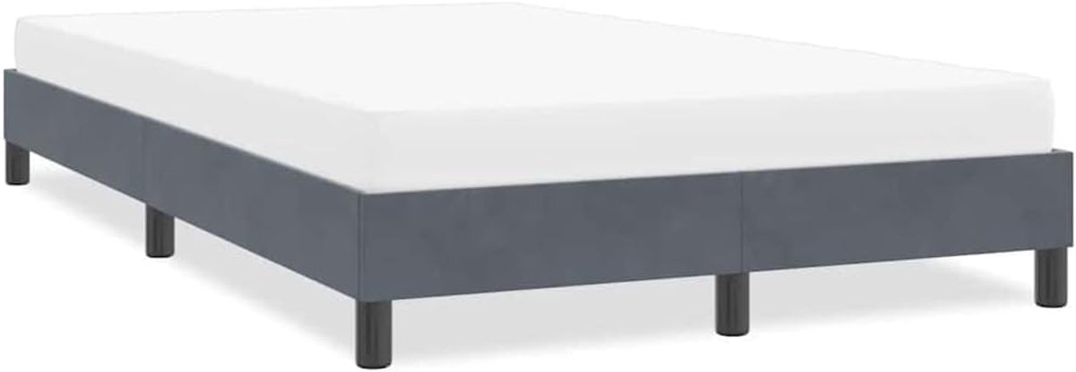 Lattenbodem bedframe donkergrijs 120x220 cm