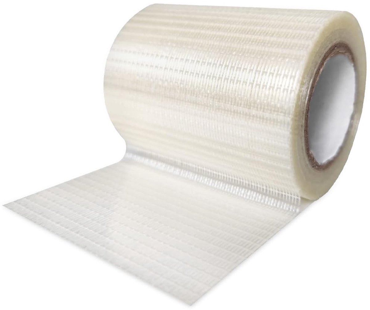 Luifelreparatietape, transparante zeilband, Heavy Duty, waterdicht, voor luifels, dekzeilen, bootafdekking, reparatie, 8 cm x 12 m