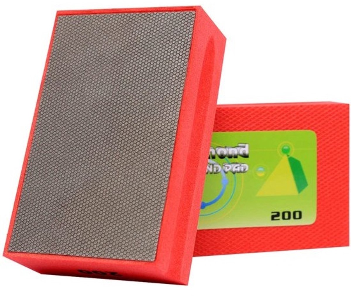 Diamant Handpolijsten Pads 200 Grit voor Tegels, Steen, Marmer, Beton, Keramiek, Graniet, en Glas