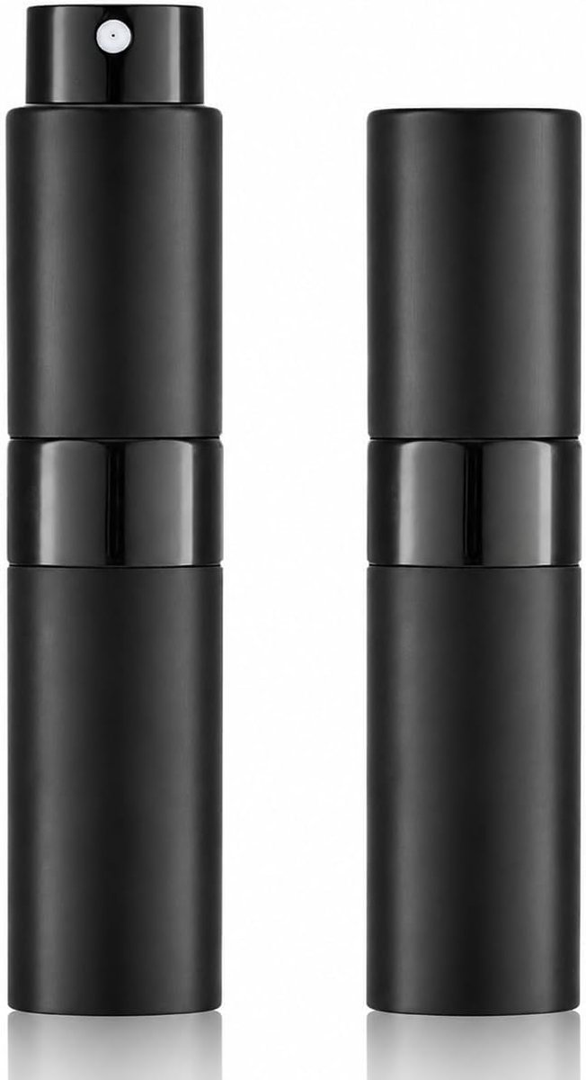 2 stuks navulbare parfumspray, 8 ml mini-parfumflessen voor reizen, parfumverstuiver, navulbaar, parfumfles voor dames en heren