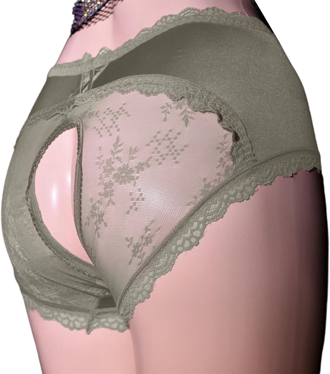 Sexy lingerieset voor dames, babydoll, kant, mesh, poederroze, zijuitsparingen, transparant effect, getailleerde pasvorm, zacht, glamour, nachtkleding, bruiloftsnacht, A50