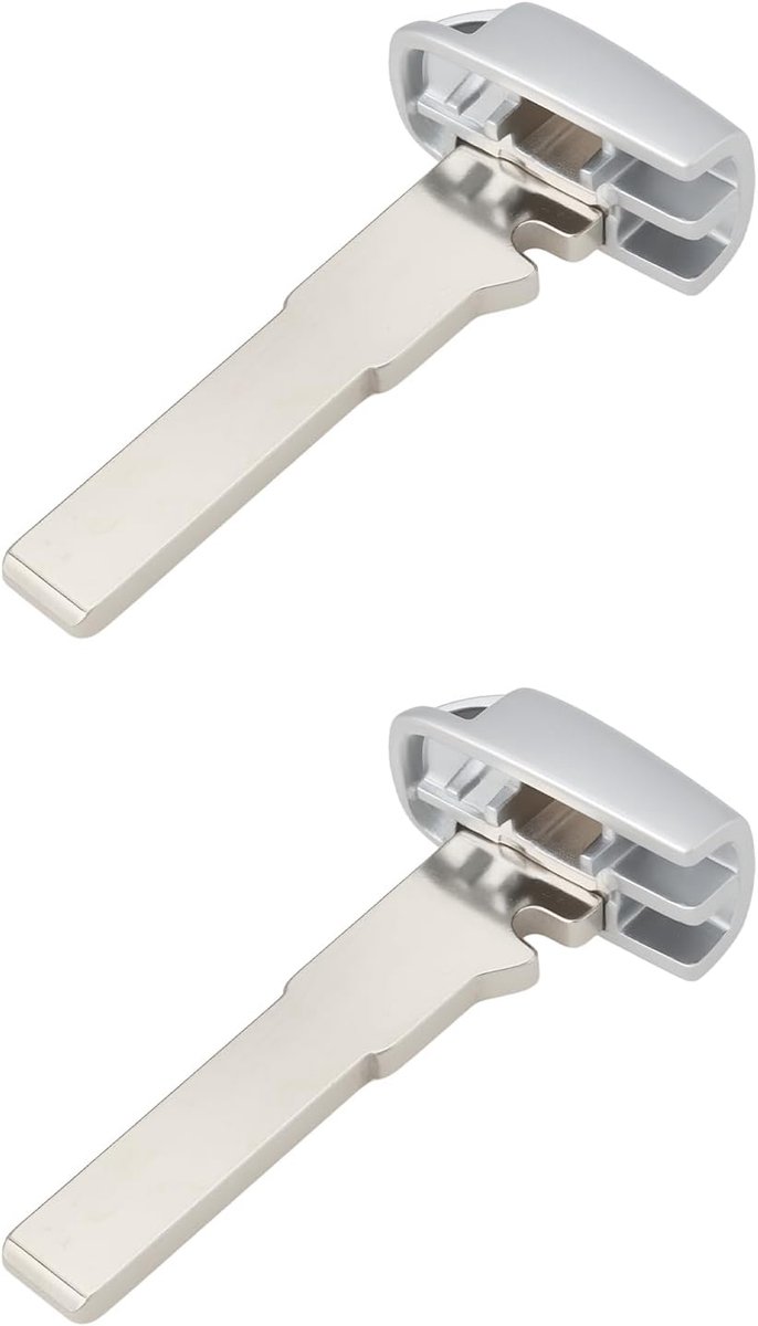2 Pack Emergency Key Blade Compatibel met Jeep Renegade 2015 2024 Kompas 2017 2024 Compatibel met Fiat 500L 2015 2017 500X 2016 2017