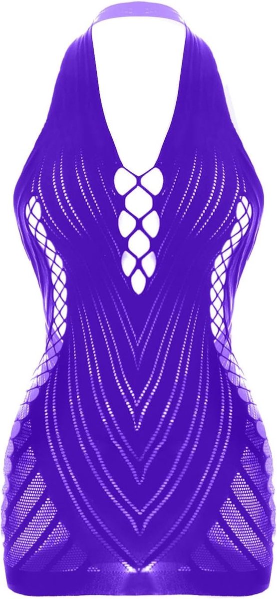 Sexy jacquard-jurk voor dames, schoudervrij, open heup