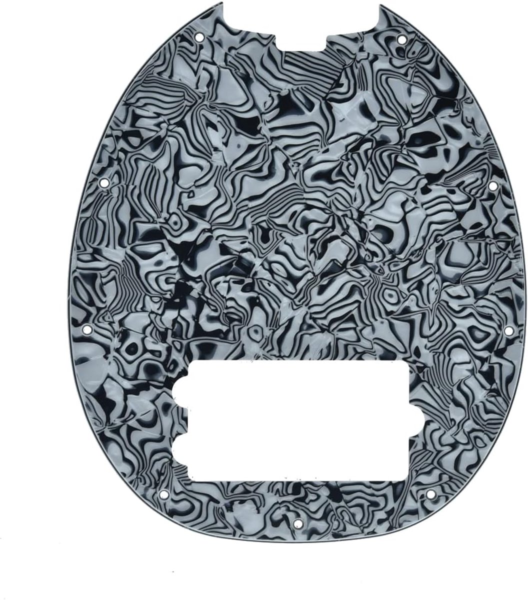 Bass Pickguard Stingray MM4 voor MM2 4-snarige gitaaronderdelen zwarte witte schaal