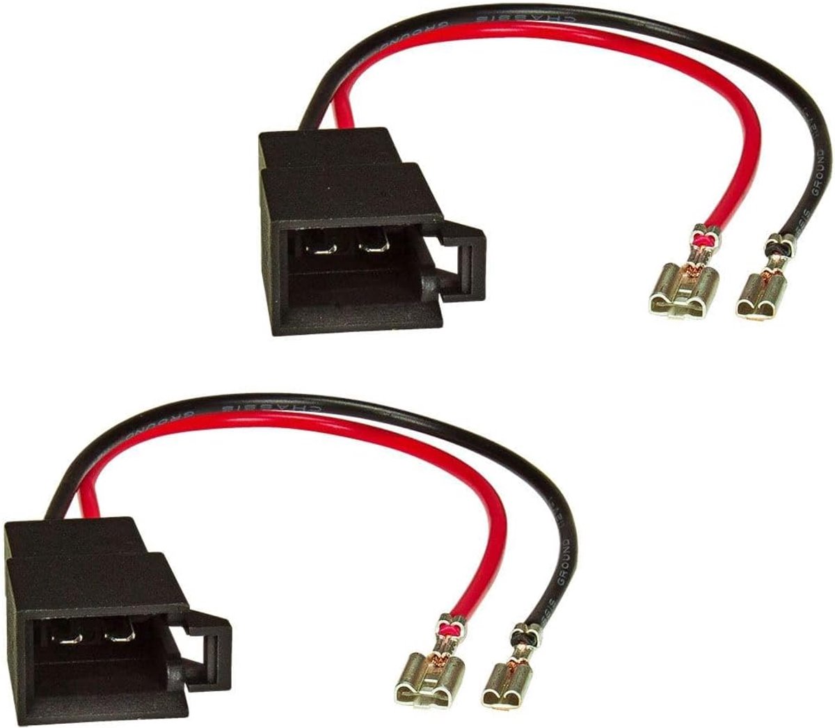 SnelShoppen - Speaker Adapter Set van 2 voor DIN Compatibel met Dacia, Opel, Renault, Seat, Skoda, Volvo, VW - Voor Aftermarket Speakers - Hoogwaardig