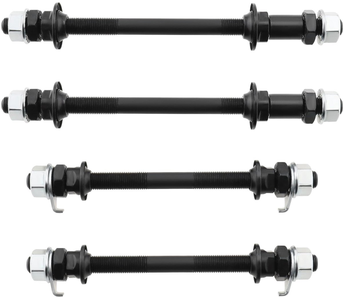 Dailygoods - Fietsas Set - Duurzaam en Veelzijdig - Voor en Achterwielen - Geschikt voor Mountainbikes - 4-delige Set - Ideaal voor Racefietsen - Kwal...