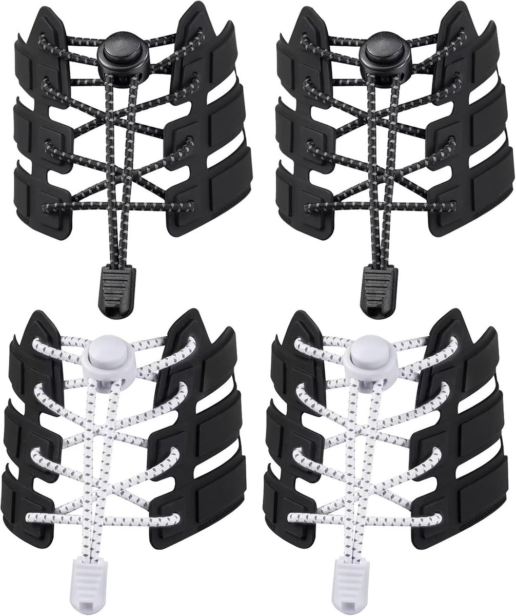 Lacing without ties, elastic laces with quick release, quick release system for unique comfort and strong grip, 120 - ShopVlot