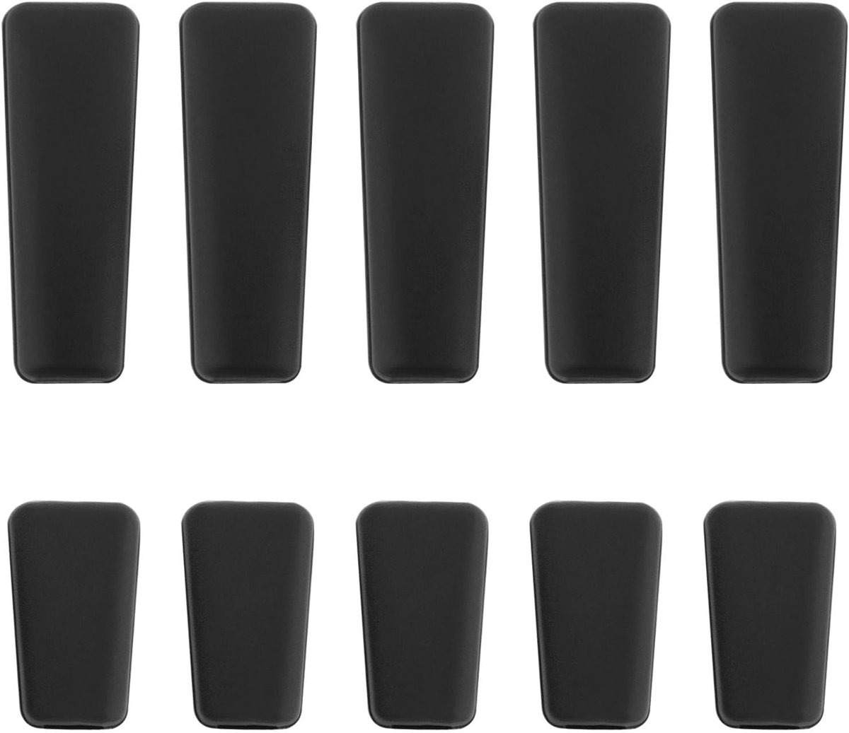 Idea 10 stuks RC zender anti-slip schakelaar cover afstandsbediening schakelaar bescherming mouw hendel cap compatibel met Futaba compatibel met FrSky zwart (5x lang 5x kort)