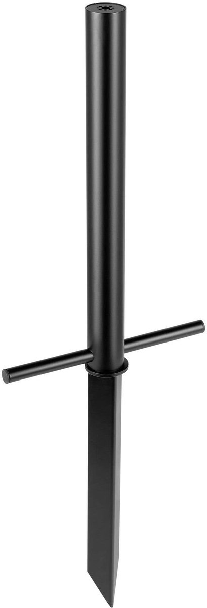 BeamZ Pro GroundFix10 grondanker voor lichteffecten - Met 50 mm buis - M12 montagegat - Zwart