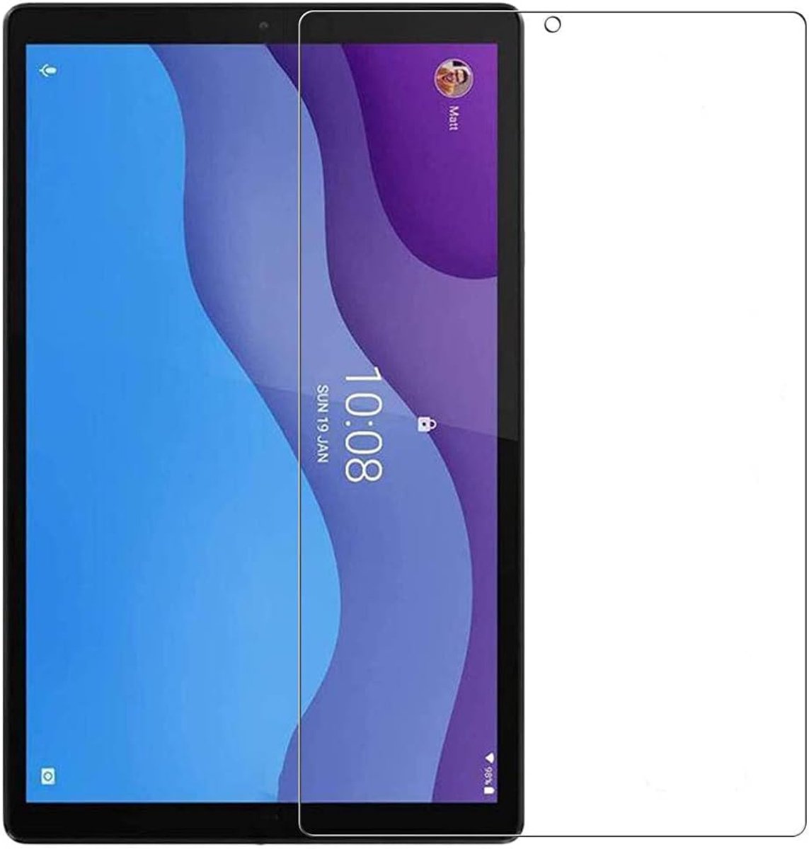 2 Stuks Gehard Glas Beschermfolie Schermen voor Lenovo Tab M10 HD 2nd TB-X306X/Nook 10" HD Tablet 2021