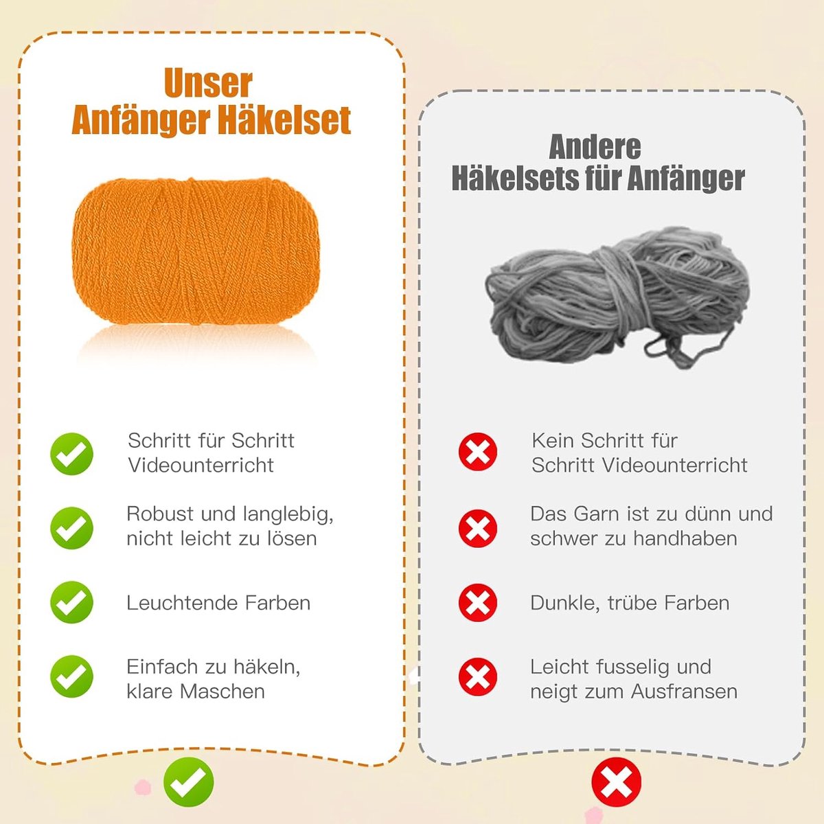 Haakset voor beginners, complete haakset met video-instructies, eenvoudige doe-het-zelf haakdieren, perfect voor beginners en kinderen, haakset voor beginners om te ontspannen en cadeau