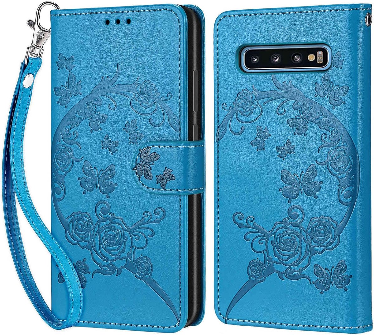 Telefoonhoesje voor Samsung Galaxy S10, blauw