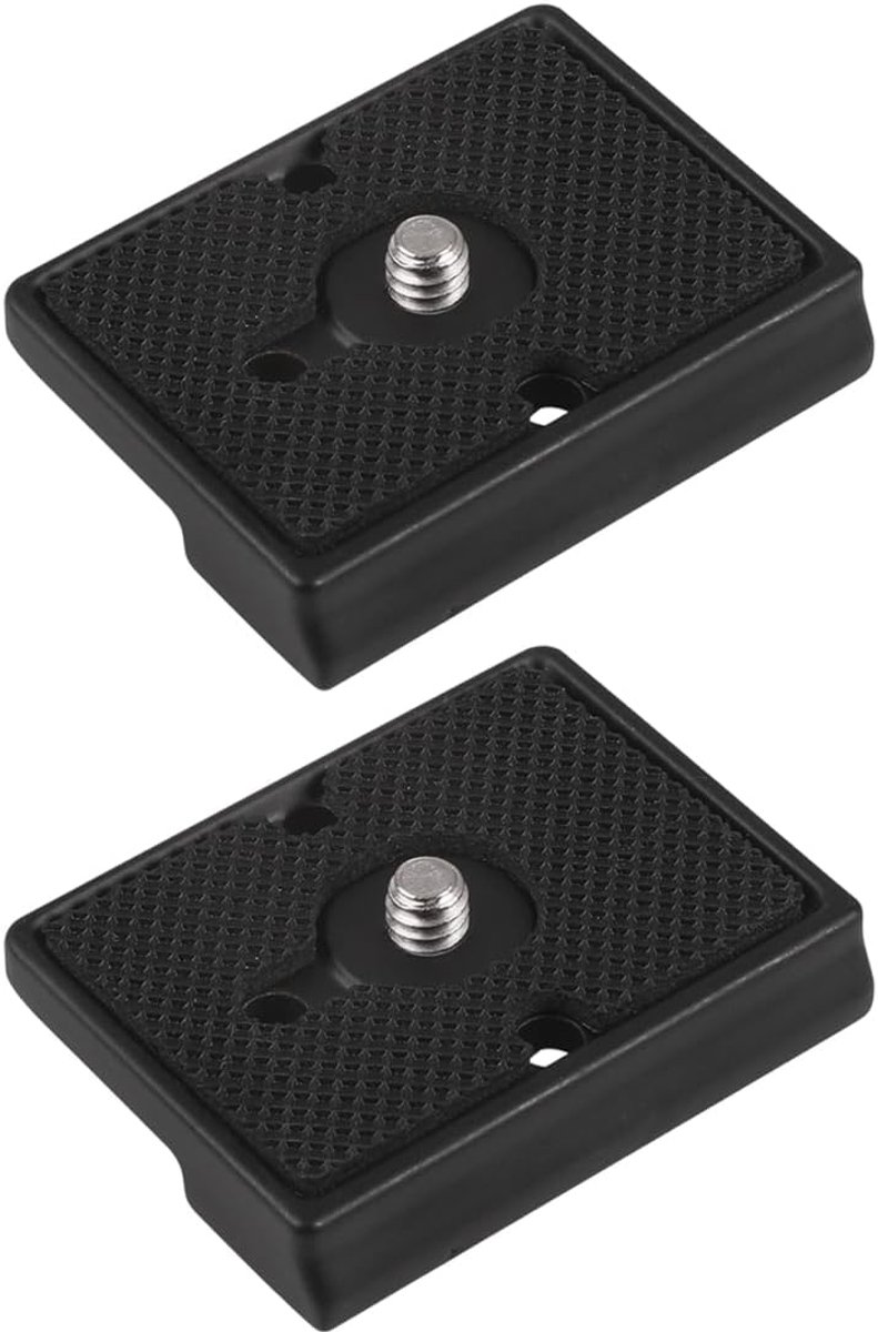 2 stuks 200Pl statiefplaat voor Manfrotto, 200Pl-14 snelwisselplaat, schroef 1/4 inch universele camerahouder compatibel met statieven en andere modellen