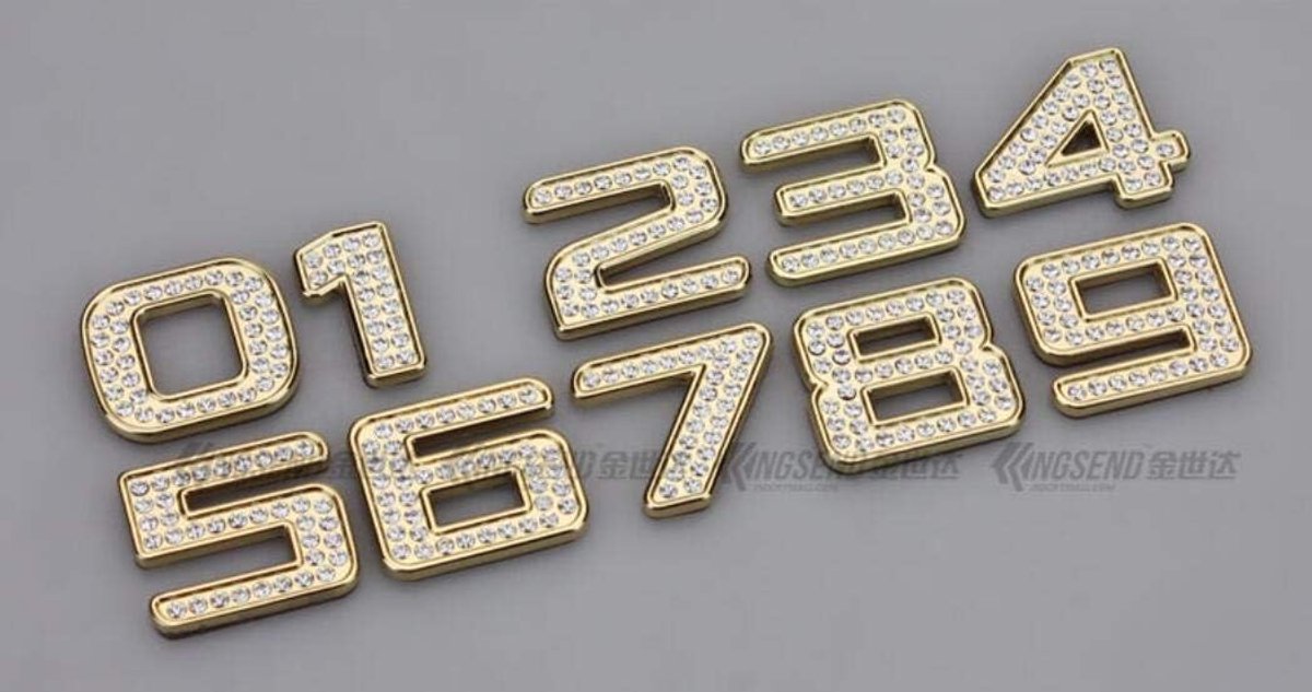 Auto Body Trunk Box cover bling Auto Accessoires Strass Sticke Digitaal, Letter, Kruis, Pentagram, Hartvormige Embleem badge stickers.