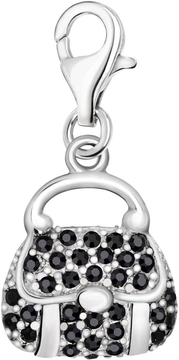 Verzilverd Zirkonia Kristallen Thema Charm Bedel Hangers voor Armbanden en Accessoires