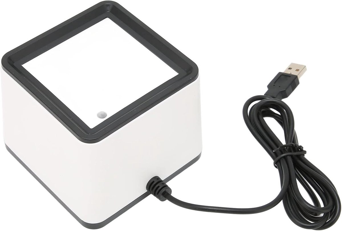 2D 1D QR Barcode Scanner, USB Wired Desktop Automatische Barcode Reader Scanner, Hands Desktop Mobile Payment Barcode Scanner voor PC Store Warehouse