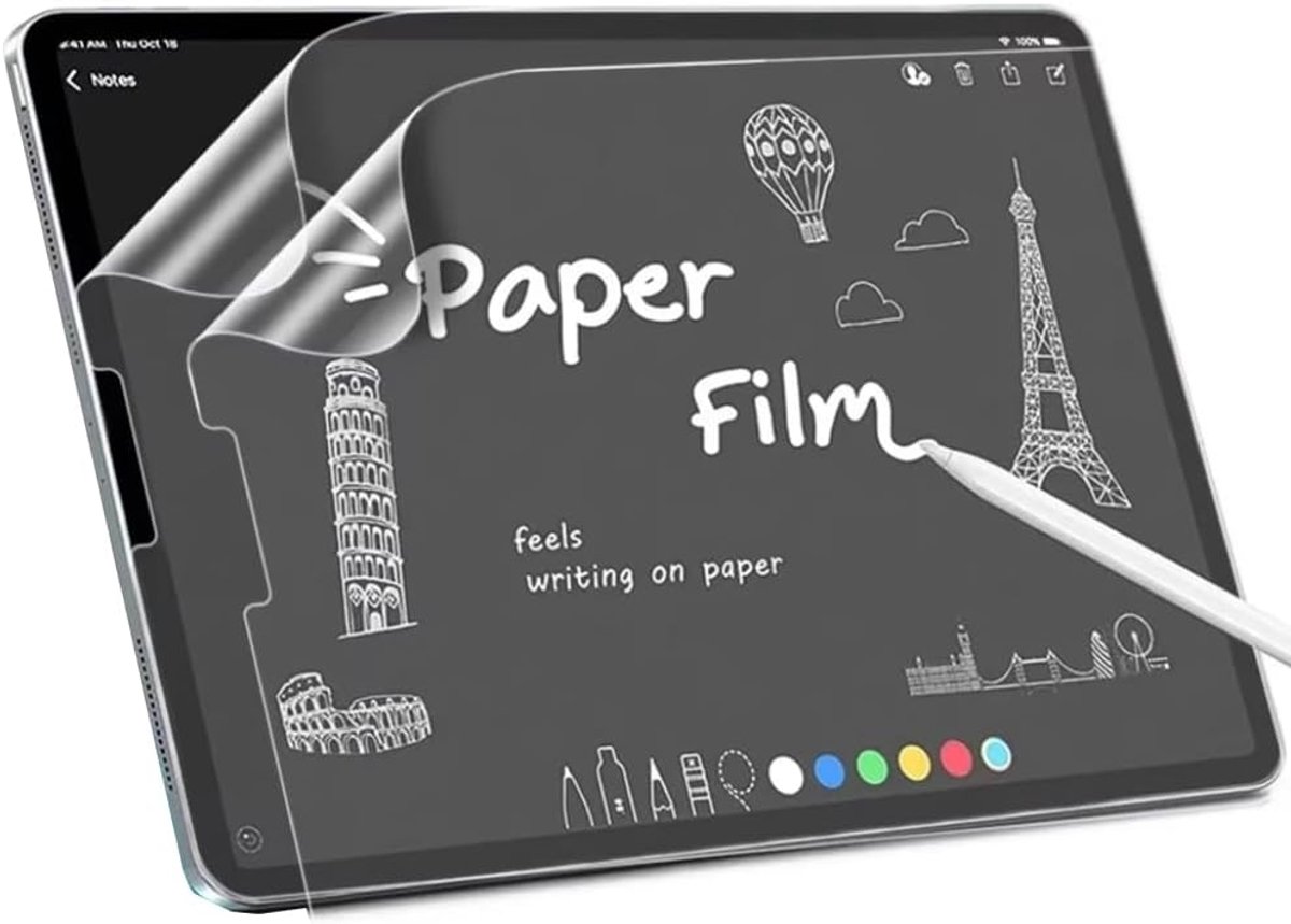 2pcs Papier zoals film voor iPad Air 13-inch M3 2025, M2 2024