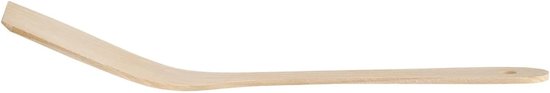 World - Houten spatel 31 x 7 cm – Natuurlijke houten keukenspatel met ergonomische handgreep — afbeelding 3