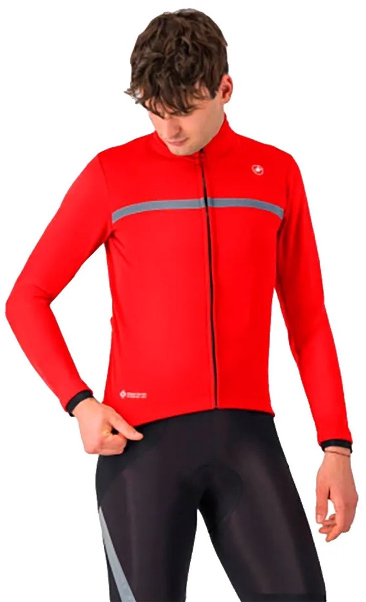 Castelli Estremo 2 Gore-tex Windstopper® Jas Rood L Man