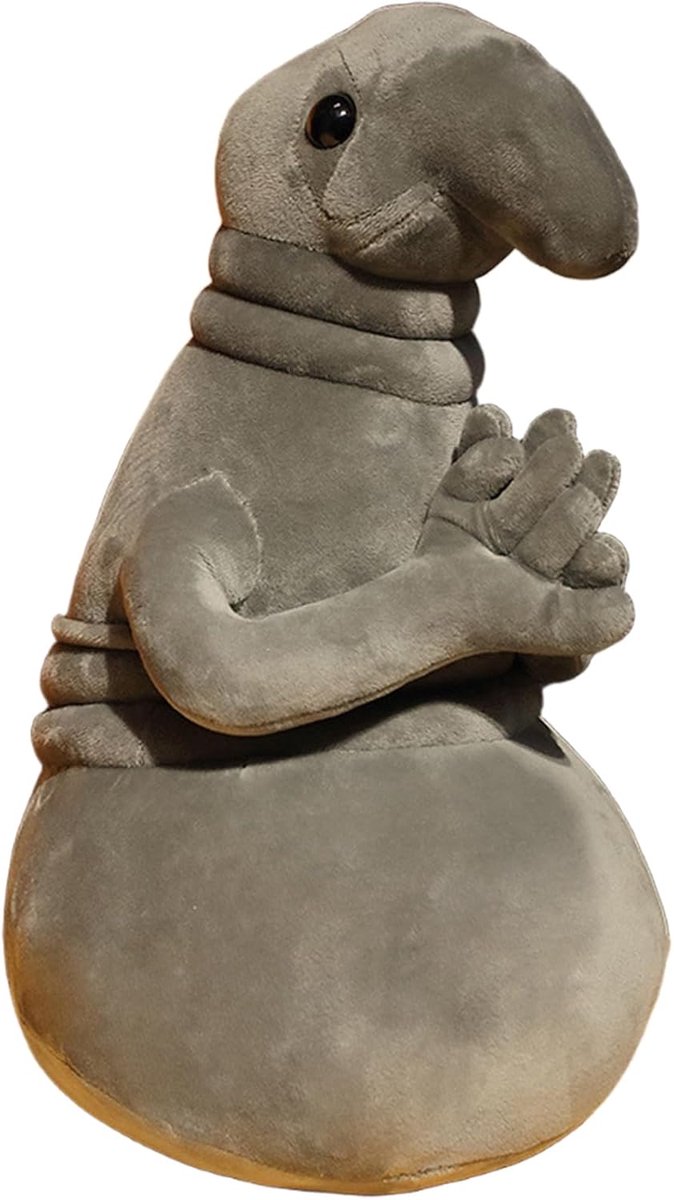 Meme pluche dier, Weirdcore-stijl, Homunculus Loxodontus pluche dier, verschillende maten, super zacht en wollig, ongewoon cadeau voor volwassenen en kinderen, 20 cm