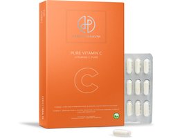 Perfect Health - Pure Vitamine C Capsules - 90 Stuks - Meest Zuivere Vitamine C - Immuunsysteem, Huid, Bloedvaten en Botten - Vegan