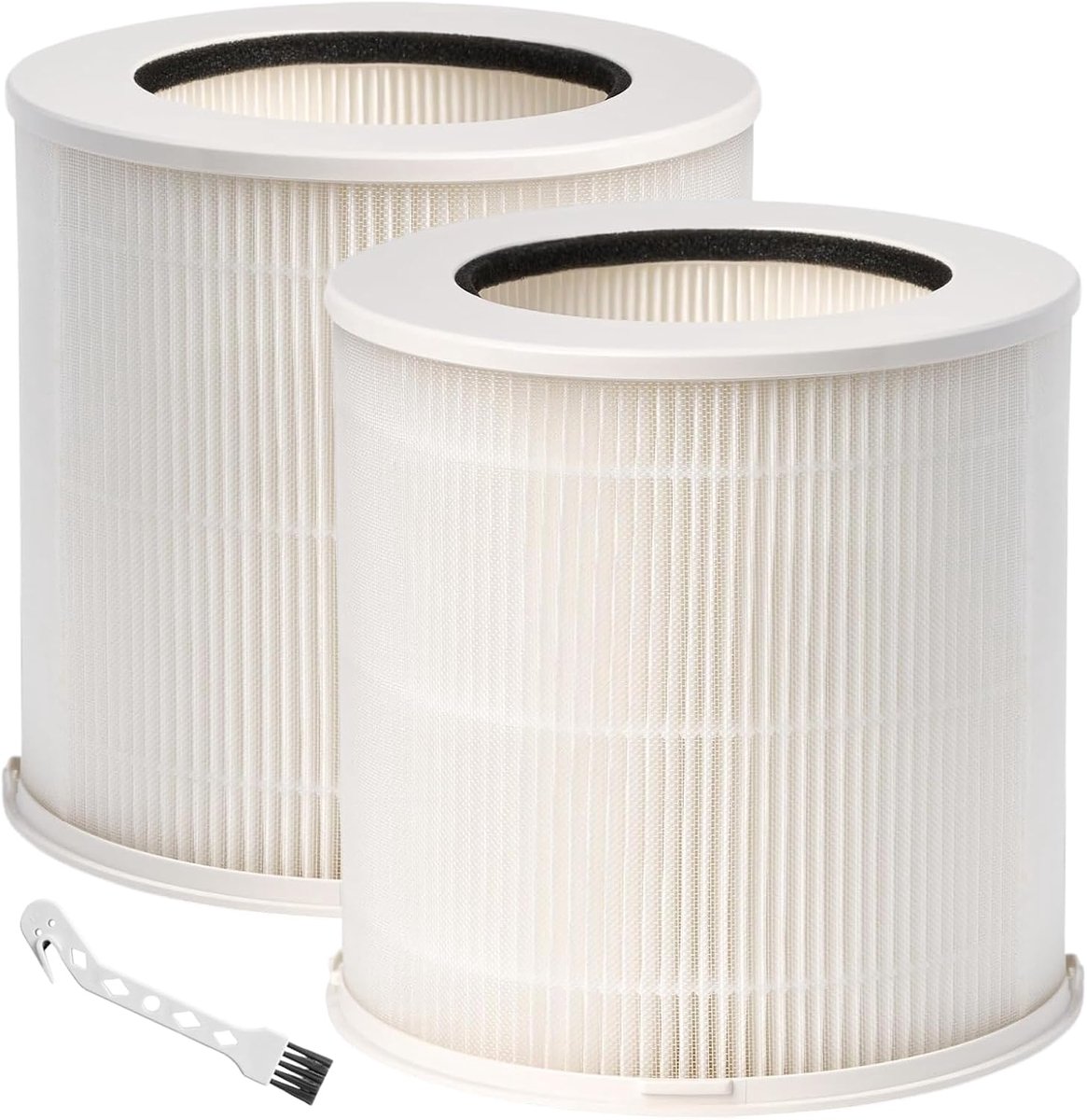1000 vervangingsfilter, compatibel met Bosch Air 1000 en 500 luchtreiniger, 2-in-1 H13 vervanging HEPA-filter tegen pollen, stof en dierenharen (2 stuks)