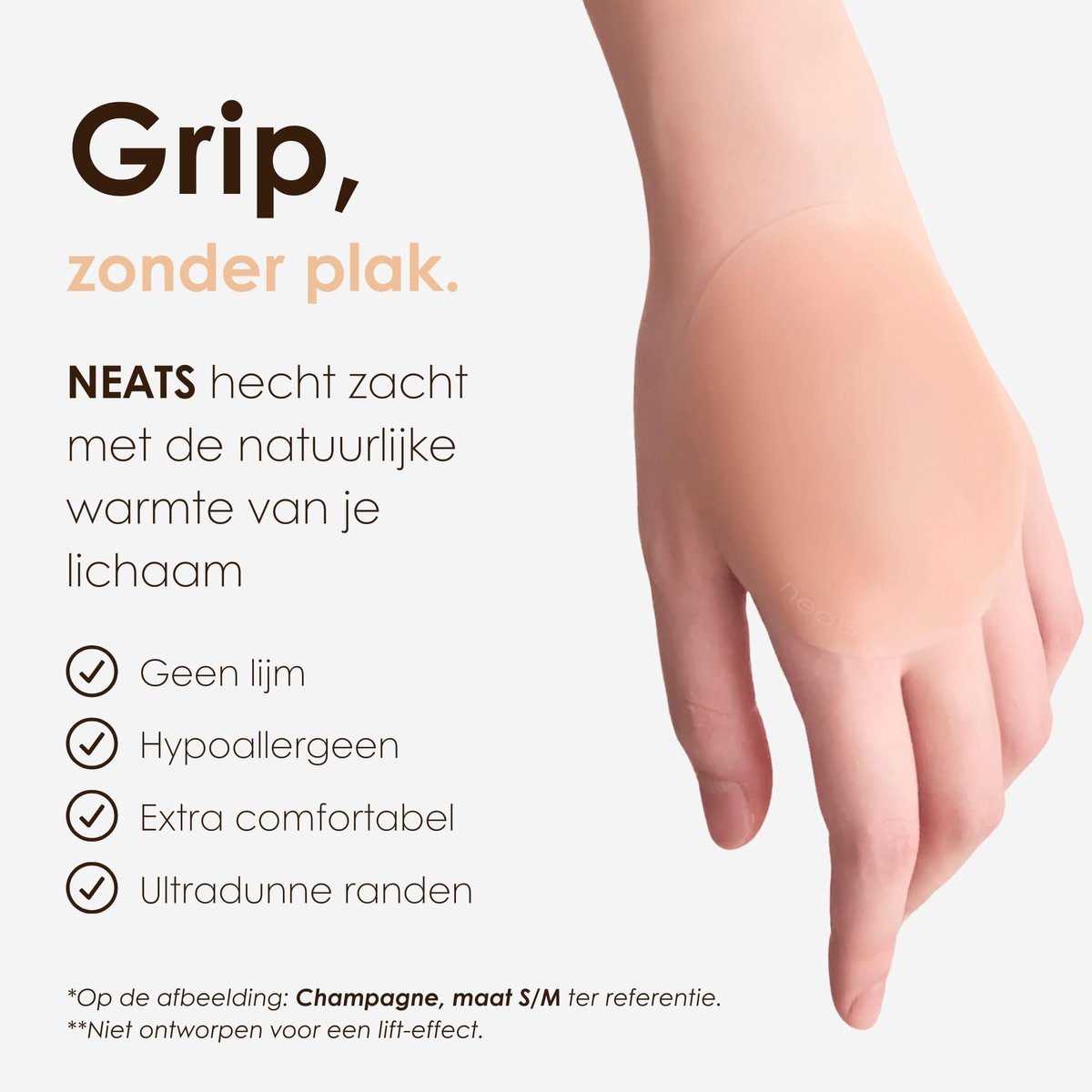 Tepelhoezen dames - herbruikbaar siliconen - hypoallergeen - onzichtbaar en naadloos - ShopVlot