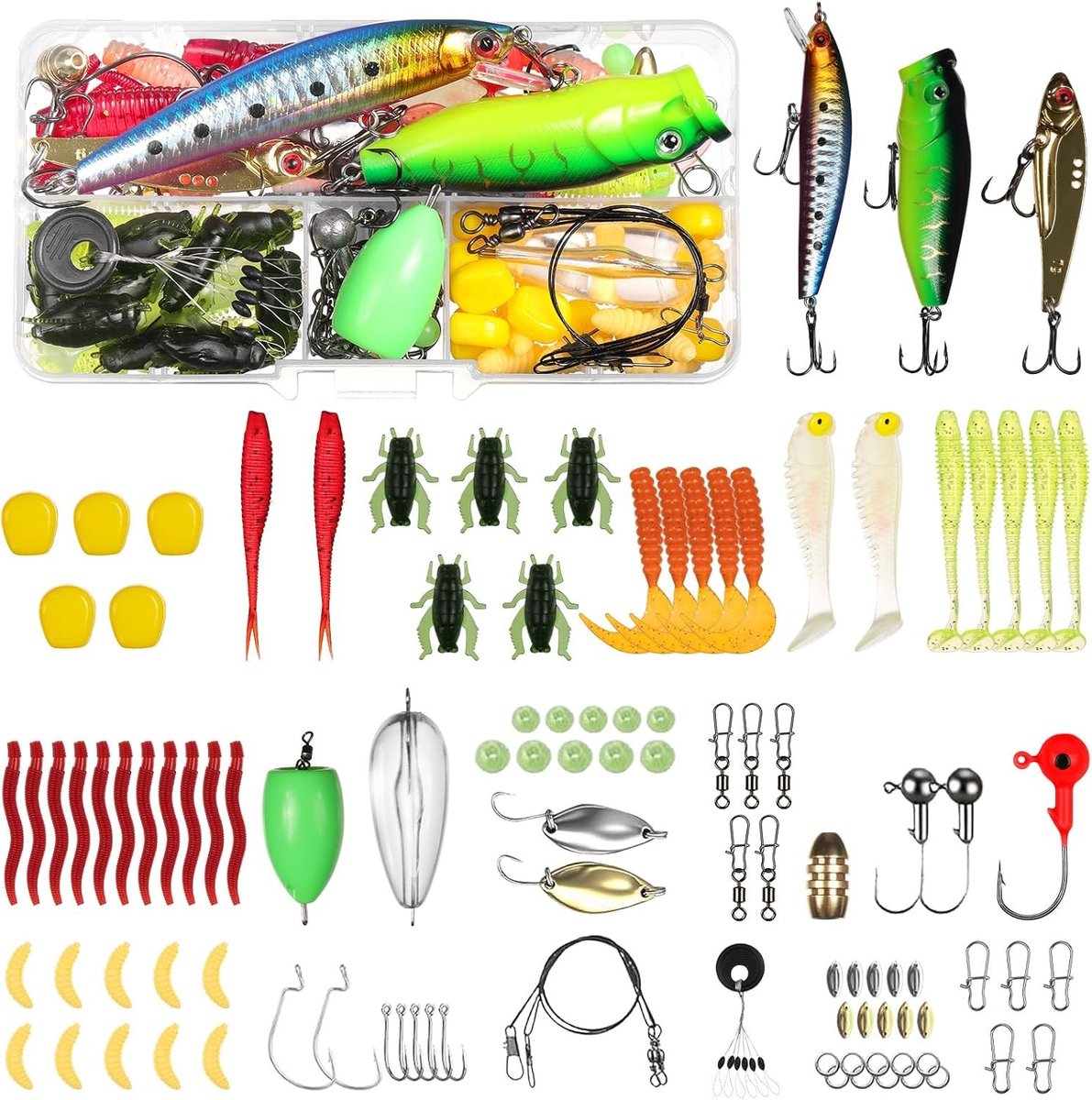 Mackerel Bait voor Zeevisserij, Spinners met Veertjes, Vissen Lures voor Makreel, Baars en Forel
