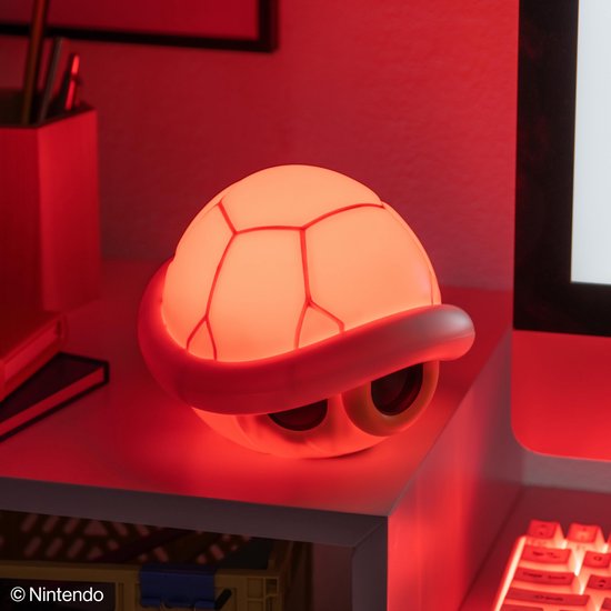 Paladone Super Mario - Red Shell Lamp met Geluid - Mario Kart van Paladone — afbeelding 3
