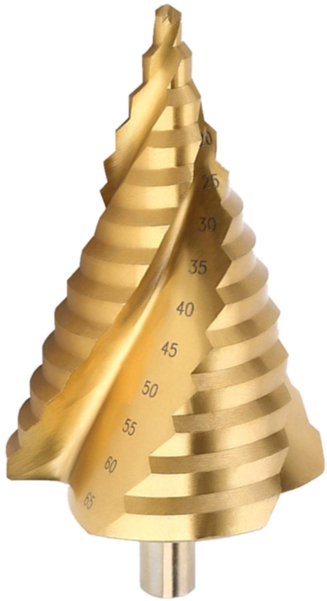 SnelShoppen - HSS Spiral Grooves Conisch Boor Set 6-65mm - Kobalt Triangulaire Schacht voor Precisie Metaalboren - 3-delige Set