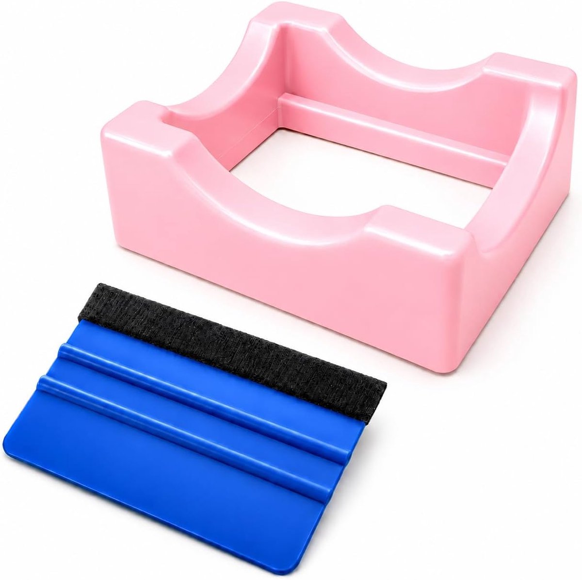 Bekerhouder siliconen - roze - antislip - meer controle bij knutselen - ShopVlot