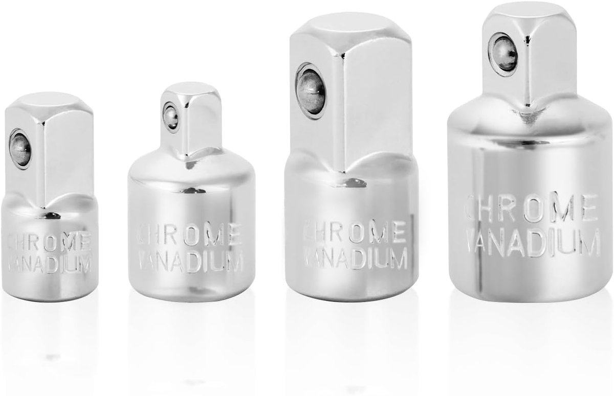 4-delige adapterset Socket Adapter Set