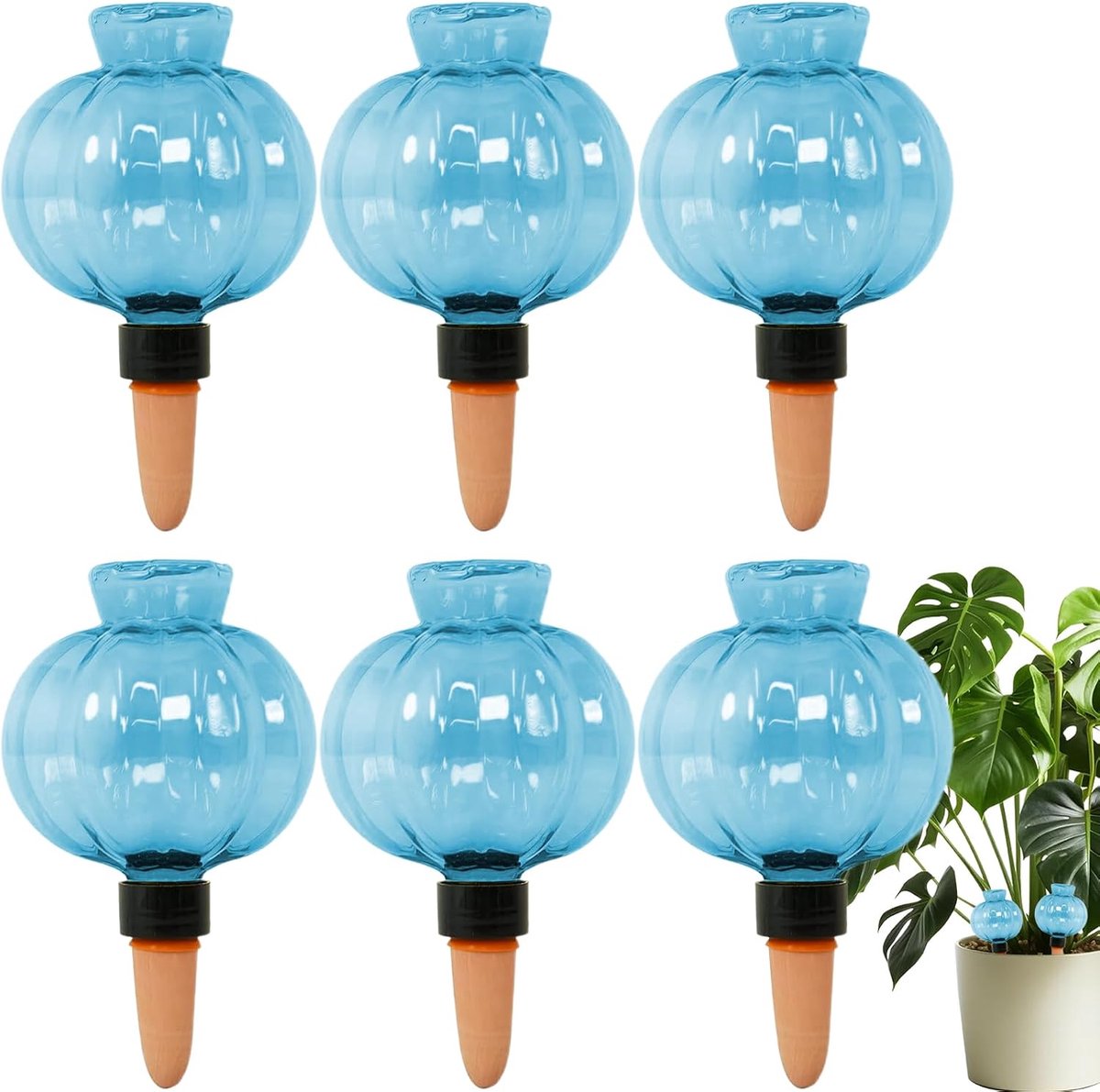 Irrigatieballen 500 ml - keramiek en PP - automatische waterdispenser - ideaal voor vakantie - ShopVlot