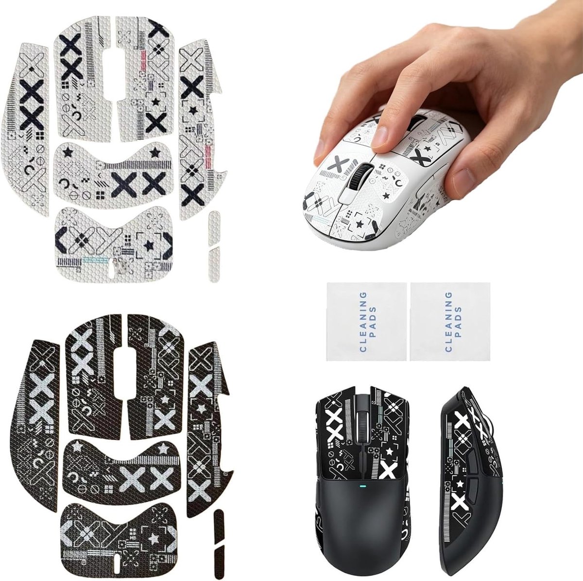 Non-slip strap compatible with G Pro X Superlight 2, self-adhesive and residue-free grip, best grip and control - ShopVlot