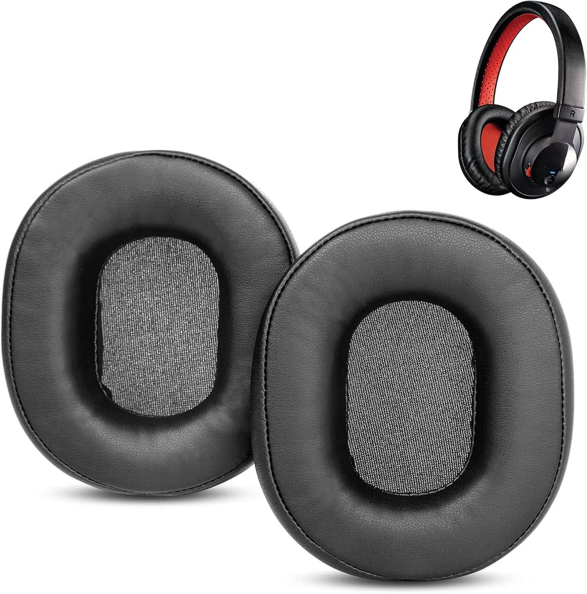 Ear Pads Compatible with Philips SHB7000 SHB7150 SHB7250 Headphones Ear Pads Replacement with Softer Protein Leather - ShopVlot