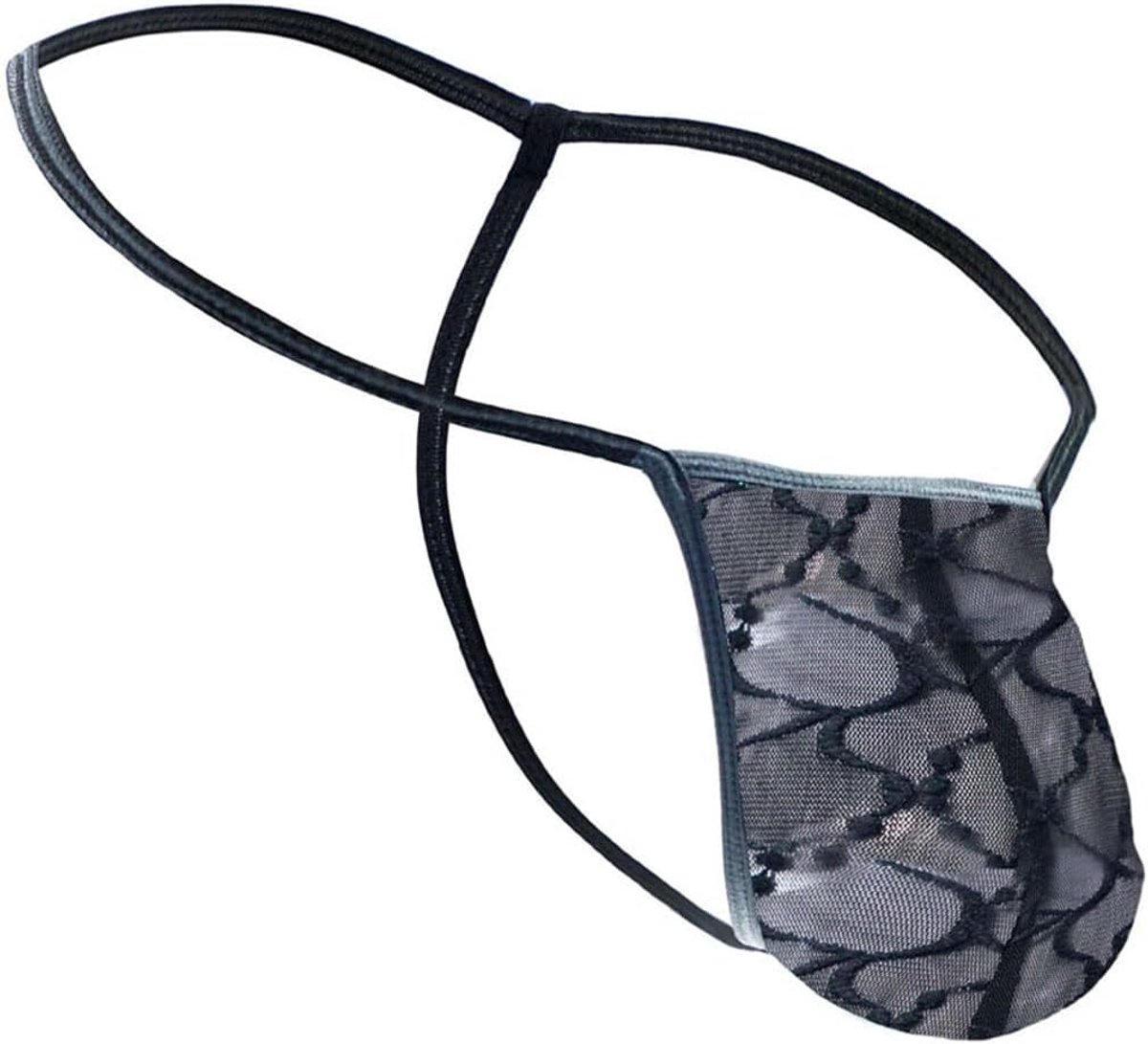 Sexy Thong Men Thong Thong Briefs Low Waist Comfortable Underwear G-string T-Back Male Panties Underwear for Men One - ShopVlot