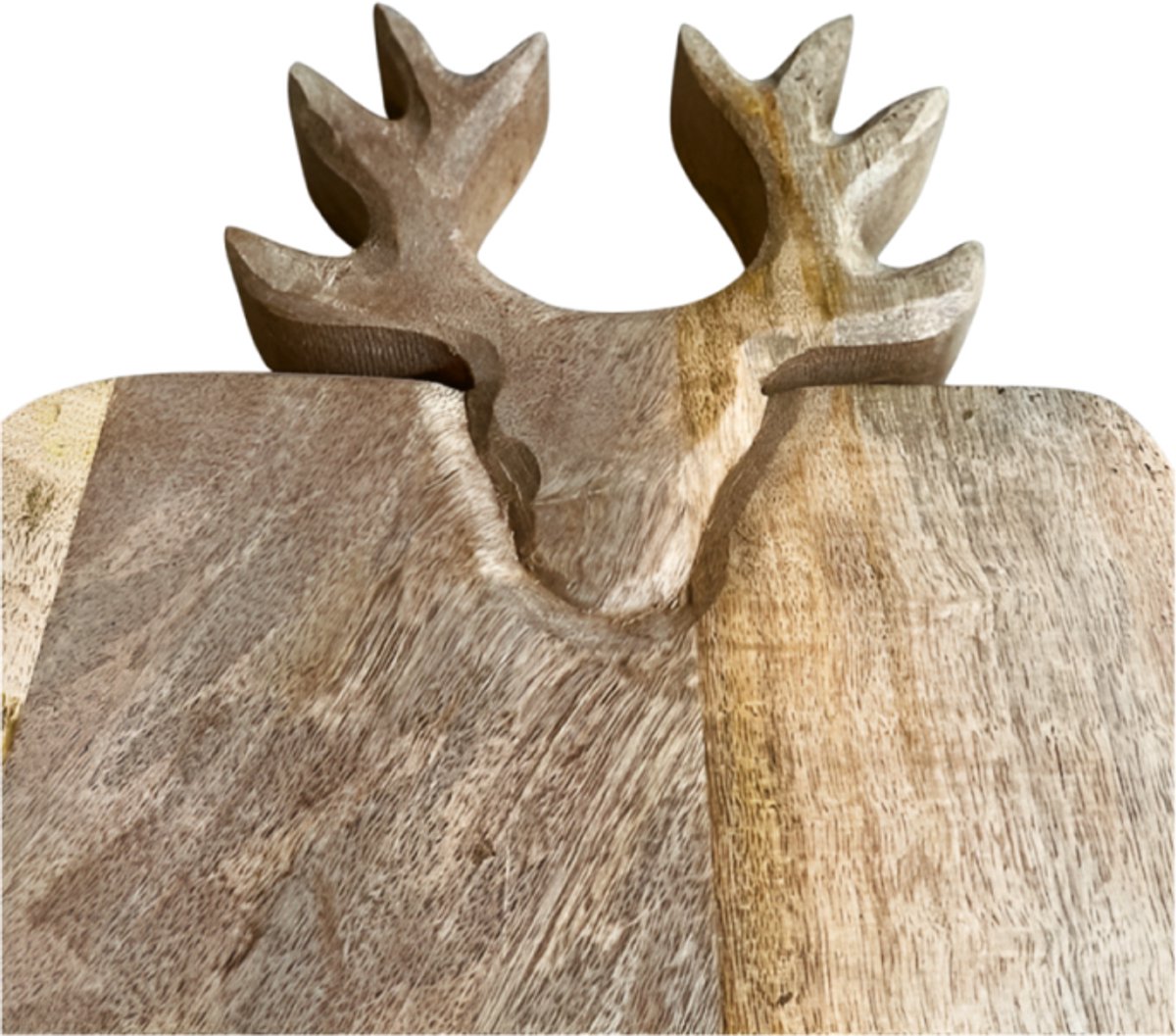 Set van 3 Borrelplanken Tapasplanken Snijplanken - Mangohout - Handgemaakt In India - 10 x 20 cm - Varios