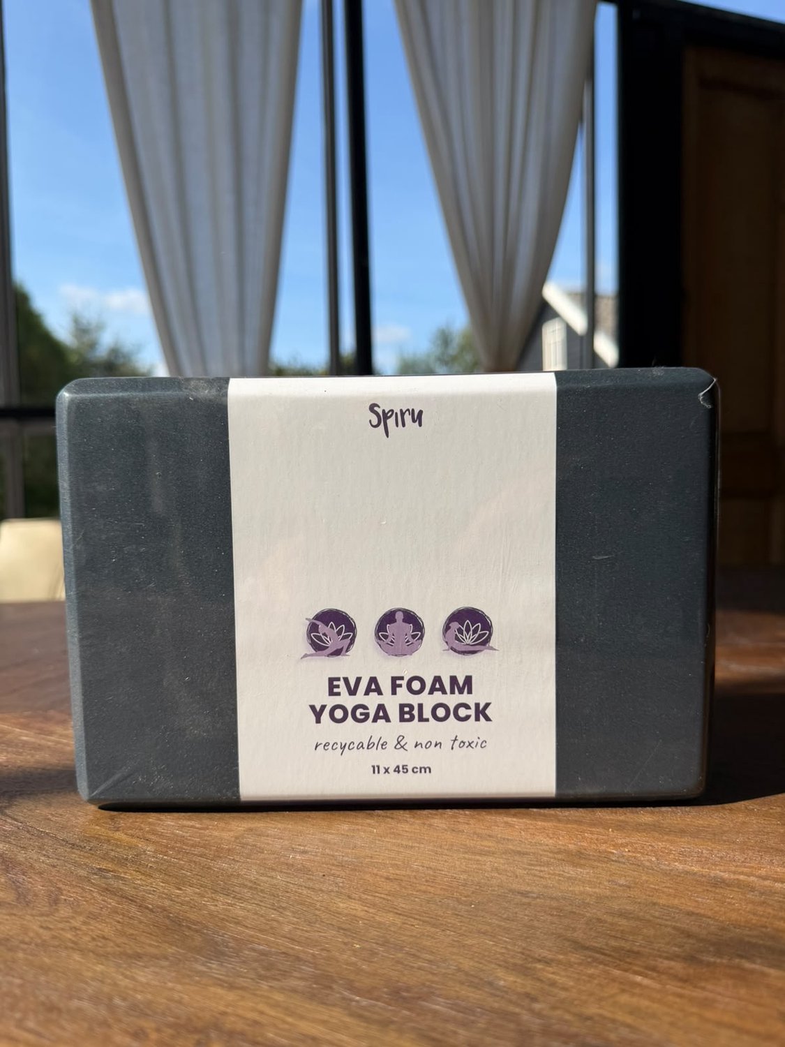 Yogablok EVA dusty blue