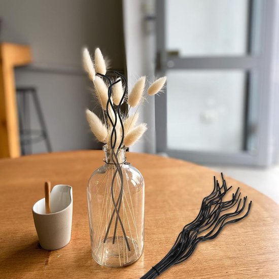 40 Stuks Geurstokjes Rotan Diffusersticks Zwarte Vervangingsstaafjes voor Aromadiffuser Aromatherapie Thuis Gebruik Slaapkamer Woonkamer Keuken — afbeelding 4