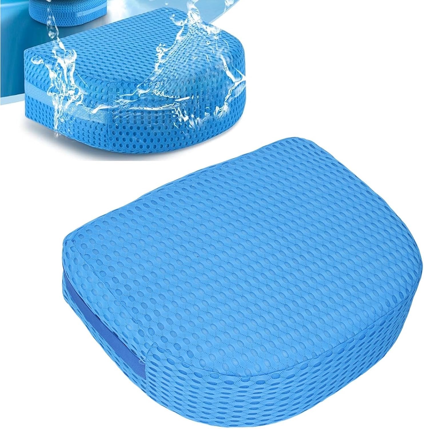 Comfortabele Badkussen met Antislip Onderkant, 12 cm Dikte, Ademend en Wasbaar, Sneldrogend voor Ontspanning en Ondersteuning